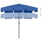 vidaXL Sombrilla de playa azul 200x125 cm vidaXL Sombrilla de playa azul 200x125 cm