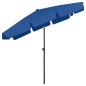 vidaXL Sombrilla de playa azul 200x125 cm vidaXL Sombrilla de playa azul 200x125 cm