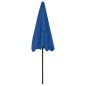 vidaXL Sombrilla de playa azul 200x125 cm vidaXL Sombrilla de playa azul 200x125 cm