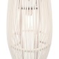 vidaXL Lámpara colgante sauce blanco 40 W 23x55 cm ovalada E27 vidaXL Lámpara colgante sauce blanco 40 W 23x55 cm ovalada E27