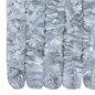 vidaXL Cortina mosquitera de chenilla blanca y gris 90x200 cm vidaXL Cortina mosquitera de chenilla blanca y gris 90x200 cm