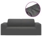 vidaXL Funda elástica de sillón de 2 plazas poliéster jersey antracita vidaXL Funda elástica de sillón de 2 plazas poliéster jersey antracita