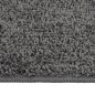 vidaXL Alfombra peluda antideslizante gris oscuro 120x170 cm