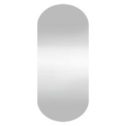 vidaXL Espejo de pared vidrio ovalado 35x80 cm