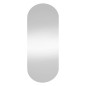 vidaXL Espejo de pared vidrio ovalado 35x80 cm vidaXL Espejo de pared vidrio ovalado 35x80 cm