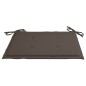 vidaXL Sillas de jardín 2 uds con cojines gris taupe madera de teca vidaXL Sillas de jardín 2 uds con cojines gris taupe madera de teca