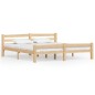 vidaXL Estructura de cama de madera maciza de pino 180x200 cm vidaXL Estructura de cama de madera maciza de pino 180x200 cm