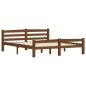 vidaXL Estructura de cama madera maciza pino marrón miel 160x200 cm vidaXL Estructura de cama madera maciza pino marrón miel 160x200 cm