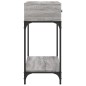 vidaXL Mesa consola madera de ingeniería gris Sonoma 100x34,5x75 cm vidaXL Mesa consola madera de ingeniería gris Sonoma 100x34,5x75 cm