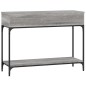 vidaXL Mesa consola madera de ingeniería gris Sonoma 100x34,5x75 cm vidaXL Mesa consola madera de ingeniería gris Sonoma 100x34,5x75 cm