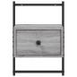 vidaXL Mesitas de noche de pared 2 unidades gris Sonoma 35x30x51 cm vidaXL Mesitas de noche de pared 2 unidades gris Sonoma 35x30x51 cm