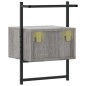 vidaXL Mesitas de noche de pared 2 unidades gris Sonoma 35x30x51 cm vidaXL Mesitas de noche de pared 2 unidades gris Sonoma 35x30x51 cm