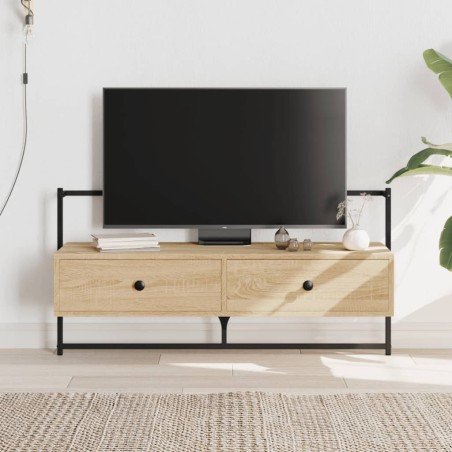 vidaXL Mueble TV de pared madera ingeniería roble Sonoma 100,5x30x51cm