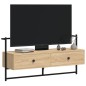vidaXL Mueble TV de pared madera ingeniería roble Sonoma 100,5x30x51cm