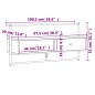 vidaXL Mueble TV de pared madera ingeniería roble Sonoma 100,5x30x51cm
