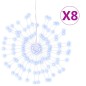 vidaXL Luces de Navidad de estrellas 8 uds 140 LED blanco frío 17 cm vidaXL Luces de Navidad de estrellas 8 uds 140 LED blanco frío 17 cm