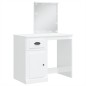 vidaXL Tocador con luces LED blanco brillante 90x42x132,5 cm vidaXL Tocador con luces LED blanco brillante 90x42x132,5 cm