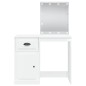 vidaXL Tocador con luces LED blanco brillante 90x42x132,5 cm vidaXL Tocador con luces LED blanco brillante 90x42x132,5 cm