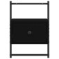 vidaXL Mesitas de noche de pared 2 unidades negro 35x30x51 cm vidaXL Mesitas de noche de pared 2 unidades negro 35x30x51 cm