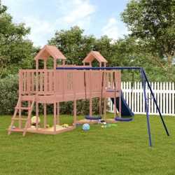 vidaXL Parque infantil de exterior madera maciza Douglas