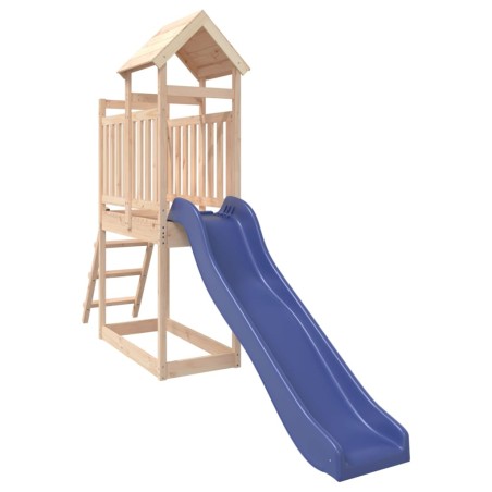 vidaXL Parque infantil de exterior madera maciza de pino
