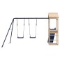 vidaXL Parque infantil de exterior madera maciza de pino vidaXL Parque infantil de exterior madera maciza de pino
