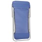 vidaXL Sillas de playa plegables 2 uds textilene acero recubierto azul vidaXL Sillas de playa plegables 2 uds textilene acero recubierto azul