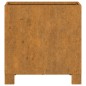 vidaXL Jardineras con patas 2 uds acero corten oxidado 32x30x33 cm vidaXL Jardineras con patas 2 uds acero corten oxidado 32x30x33 cm