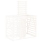 vidaXL Extensión para cobertizo de cubos de basura madera pino blanco vidaXL Extensión para cobertizo de cubos de basura madera pino blanco
