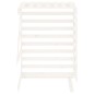 vidaXL Extensión para cobertizo de cubos de basura madera pino blanco vidaXL Extensión para cobertizo de cubos de basura madera pino blanco