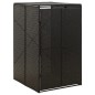 vidaXL Cobertizo para contenedor de basura ratán PE 70x80x117 cm vidaXL Cobertizo para contenedor de basura ratán PE 70x80x117 cm