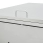 vidaXL Cobertizo contenedor de basura cuádruple acero inoxidable 240L vidaXL Cobertizo contenedor de basura cuádruple acero inoxidable 240L