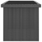 vidaXL Set comedor de jardín 9 piezas y cojines ratán sintético negro vidaXL Set comedor de jardín 9 piezas y cojines ratán sintético negro
