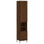 vidaXL Aparador alto madera contrachapada roble marrón 34,5x34x180 cm vidaXL Aparador alto madera contrachapada roble marrón 34,5x34x180 cm