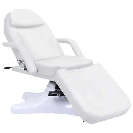 vidaXL Camilla de masaje blanca 180x62x(86,5-118) cm