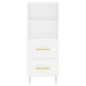 vidaXL Aparador alto madera contrachapada blanco 34,5x34x180 cm vidaXL Aparador alto madera contrachapada blanco 34,5x34x180 cm