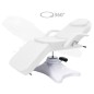 vidaXL Camilla de masaje blanca 180x62x(86,5-118) cm vidaXL Camilla de masaje blanca 180x62x(86,5-118) cm