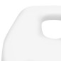 vidaXL Camilla de masaje blanca 180x62x(86,5-118) cm vidaXL Camilla de masaje blanca 180x62x(86,5-118) cm