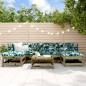 vidaXL Juego de muebles de jardín 7 pzas madera de pino impregnada vidaXL Juego de muebles de jardín 7 pzas madera de pino impregnada