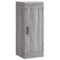 vidaXL Aparador alto madera contrachapada gris Sonoma 34,5x34x180 cm vidaXL Aparador alto madera contrachapada gris Sonoma 34,5x34x180 cm