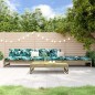 vidaXL Juego de muebles de jardín 4 pzas madera de pino impregnada vidaXL Juego de muebles de jardín 4 pzas madera de pino impregnada