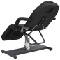 vidaXL Sillón de salón de belleza cuero sintético negro 180x62x78 cm vidaXL Sillón de salón de belleza cuero sintético negro 180x62x78 cm