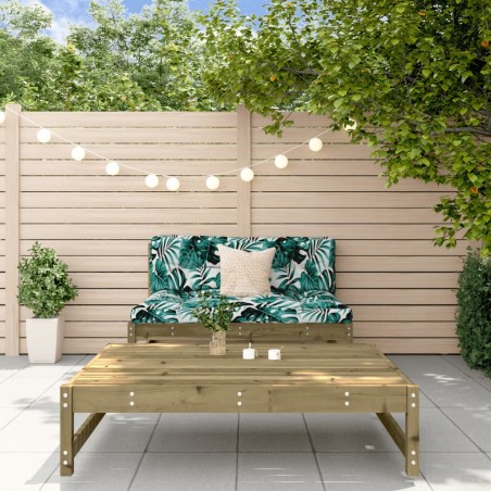 vidaXL Juego de muebles de jardín 2 pzas madera de pino impregnada