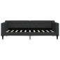 vidaXL Sofá cama nido tela negro 90x190 cm vidaXL Sofá cama nido tela negro 90x190 cm