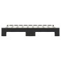 vidaXL Sofá cama nido tela negro 90x190 cm vidaXL Sofá cama nido tela negro 90x190 cm