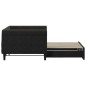 vidaXL Sofá cama nido terciopelo negro 90x200 cm vidaXL Sofá cama nido terciopelo negro 90x200 cm