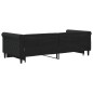 vidaXL Sofá cama nido terciopelo negro 90x200 cm vidaXL Sofá cama nido terciopelo negro 90x200 cm
