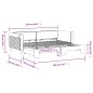 vidaXL Sofá cama nido terciopelo negro 90x200 cm vidaXL Sofá cama nido terciopelo negro 90x200 cm