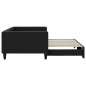 vidaXL Sofá cama nido tela negro 100x200 cm vidaXL Sofá cama nido tela negro 100x200 cm