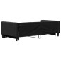 vidaXL Sofá cama nido tela negro 100x200 cm vidaXL Sofá cama nido tela negro 100x200 cm